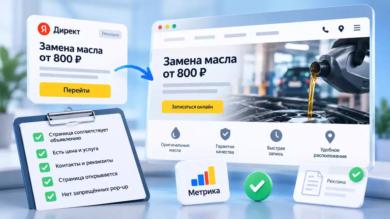 Лендинг для Директа
